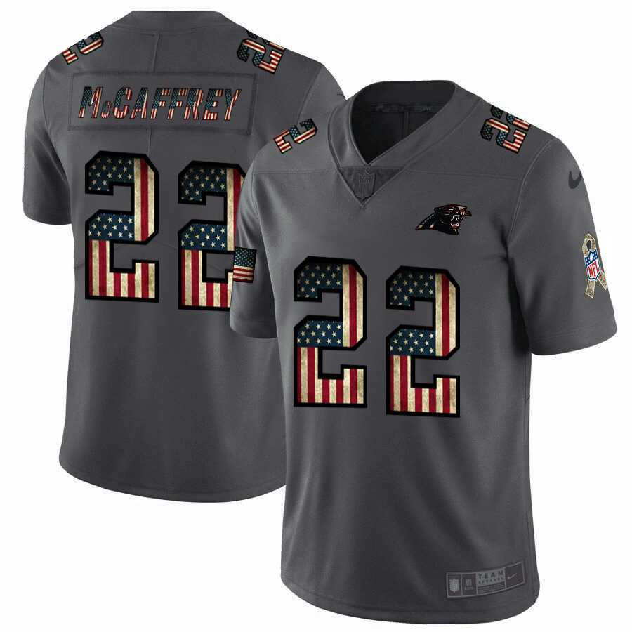Nike Panthers 22 Christian McCaffrey 2019 Salute To Service USA Flag Fashion Limited Jersey Dyin,We sell and wholesale Nike Panthers 22 Christian McCaffrey 2019 Salute To Service USA Flag Fashion Limited Jersey Dyin on line form chian!